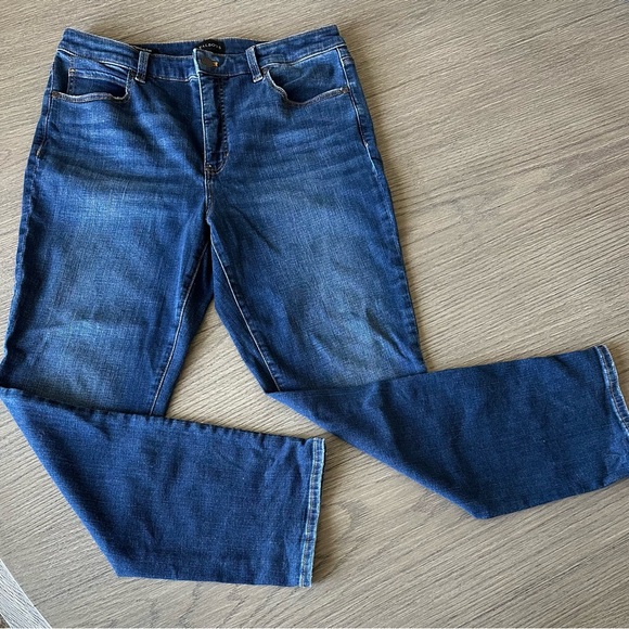 Talbots Denim - Talbots Dark Blue Straight Leg Women Jeans